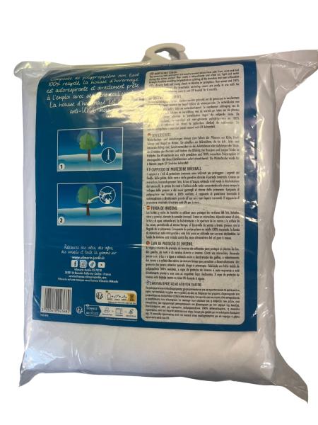 Croissance et protection des végétaux - Housse d'hivernage - 3,6 m x 2,5 m - Blanc - PACKAGING_3D_VERSO